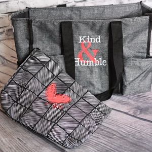 Thirty One Duo Set Bag & Zippered LG Pouch